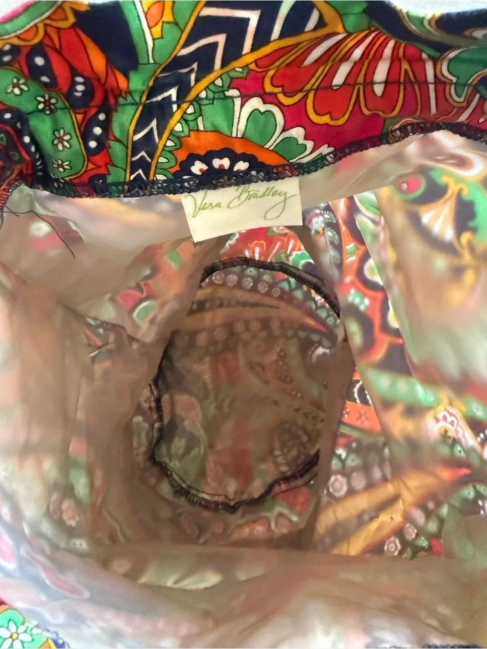 Vera Bradley drawstring Ditty bag in Venetian Paisley